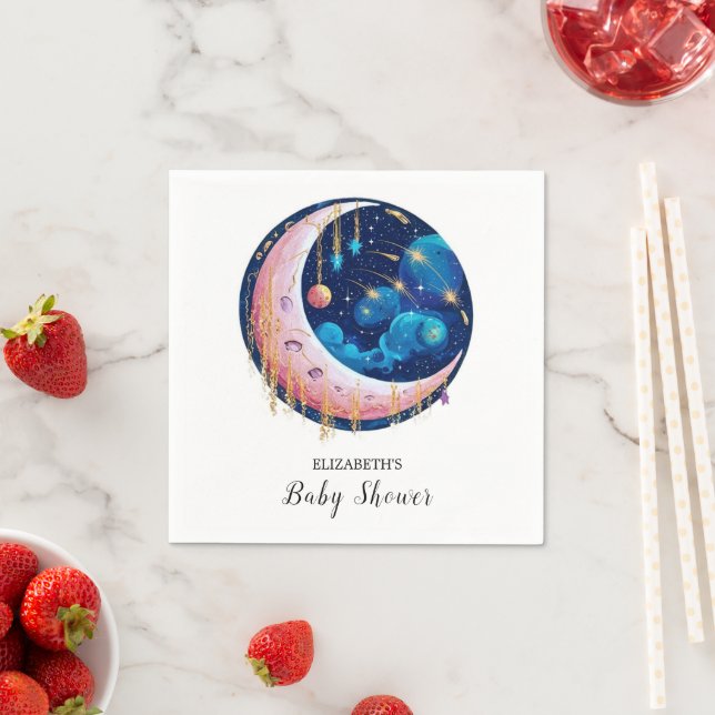 Hübsch Little Stars Baby Dusche Serviette (Beispiel)