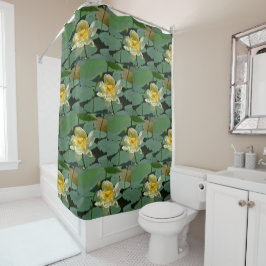 Hübsch Lotus Blossom Duschvorhang