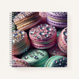 Hübsch Macaron Bling Notizbuch