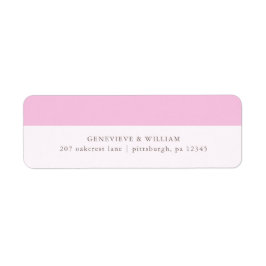 Hübsch Magenta-Rücksendeadresse