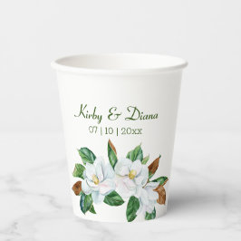 Hübsch Magnolia Bouquet Wedding Pappbecher