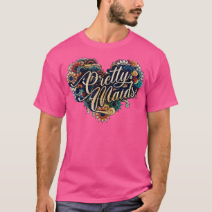 Hübsch Maid VIGNETTE VINTAG FARBE T-Shirt