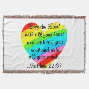 HÜBSCH MATTHEW 22:37 LIEBE HERZEN-DESIGN DECKE