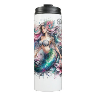 Hübsch Mermaid Thermosbecher