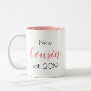 Hübsch New Cousin Family Personalisiert Girl Zweifarbige Tasse