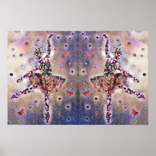 Hübsch Niedliche Lila Tänzerin Poster