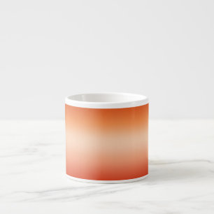 Hübsch Ombre Hot Summer Orange & Apricot Gradient Espressotasse