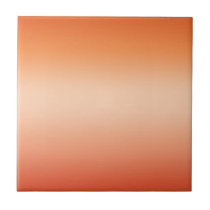 Hübsch Ombre Hot Summer Orange & Apricot Gradient Fliese