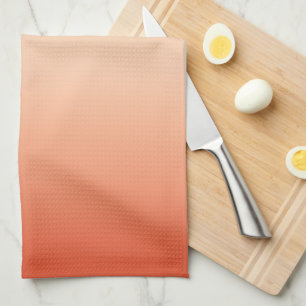 Hübsch Ombre Hot Summer Orange & Apricot Gradient Geschirrtuch