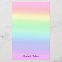 Hübsch Ombre Pastel Rainbow Briefpapier