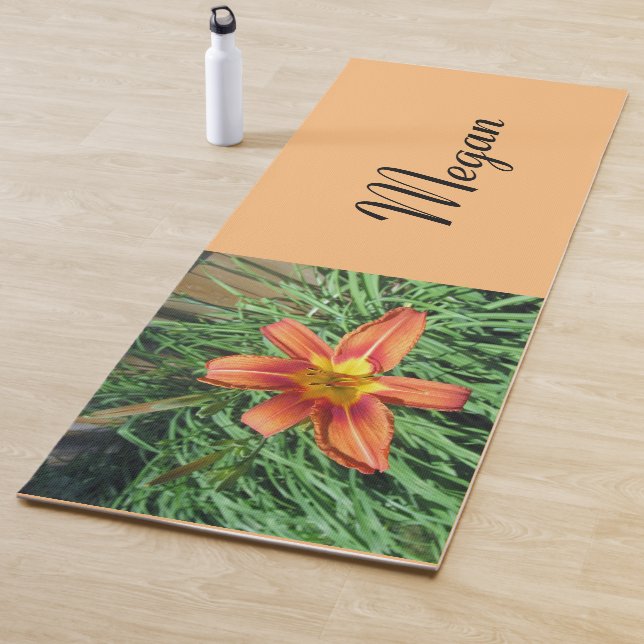 Hübsch Orange Lily Foto Yogamatte (Beispiel)