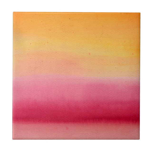 Hübsch Orange Rosa Farbe Fliese (Vorderseite)