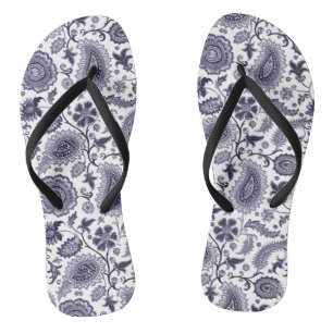 Hübsch Paisley Pattern Flip Flops