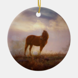 Hübsch Palomino Mustang Ornament