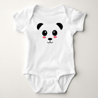 Hübsch Panda Baby Strampler