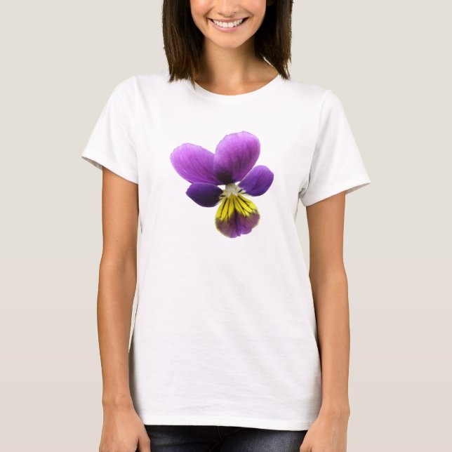 Hübsch Pansy Ladys T Shirt (Vorderseite)