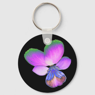 Hübsch Pansy Schlüsselanhänger