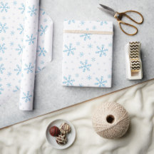 Hübsch Pastel Blue Christmas Snowflake