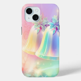 HÜBSCH PASTEL CHRISTMAS HOLIDAY BELLS Case-Mate iPhone HÜLLE