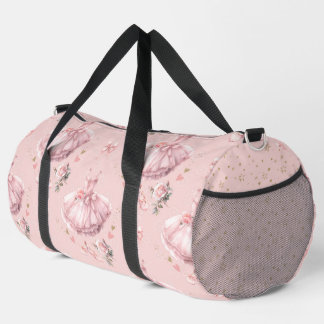 HÜBSCH PASTEL PINK BALLET TUTU COSTUME DUFFLE BAG