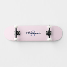 Hübsch Pastel Rosa Elegant Einfach Niedlich Mit Mo Skateboard