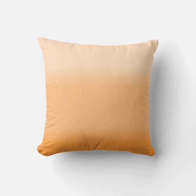 Hübsch Peach Ombre Kissen (Vorderseite)