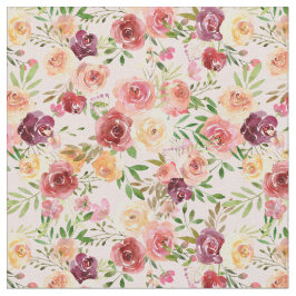 Hübsch Peach Peony Floral Stoff