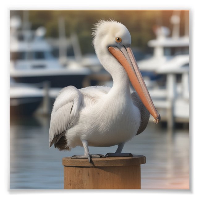 hübsch Pelican Fotodruck (Vorne)
