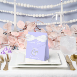 Hübsch Periwinkle Wedding Vielen Dank Geschenkschachtel