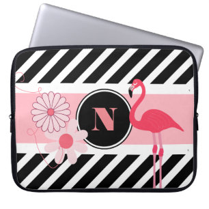 Hübsch Personalisiert Flamingo Laptopschutzhülle