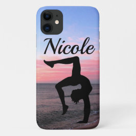 HÜBSCH PERSONALISIERT GYMNAST GIRL Case-Mate iPhone HÜLLE