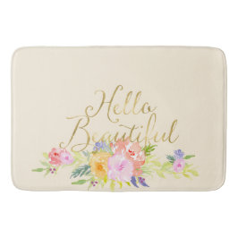 Hübsch Pfirsichrosa Badematte