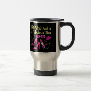 HÜBSCH PINK ADMIN ASST DIVA DESIGN REISEBECHER