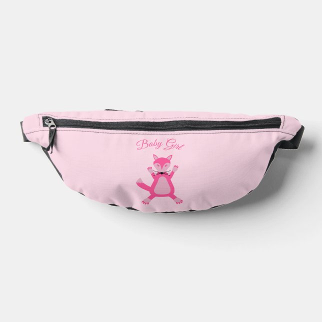 Hübsch Pink Baby Fox Custom Bauchtasche (Ablage )