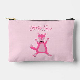 Hübsch Pink Baby Fox Custom Zubehörtasche