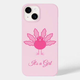 Hübsch Pink Baby Girl Erntedank Türkei Custom Case-Mate iPhone 14 Hülle