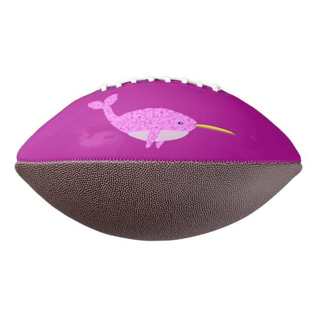 Hübsch Pink Baby Girl Narwhal Football (Gedreht 270)