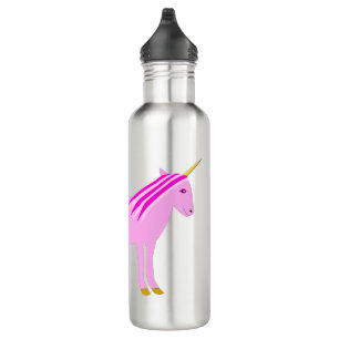 Hübsch Pink Baby Girl Unicorn Edelstahlflasche