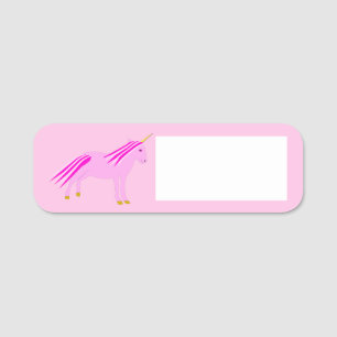 Hübsch Pink Baby Girl Unicorn Namensschild