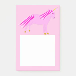 Hübsch Pink Baby Girl Unicorn Post-it Klebezettel
