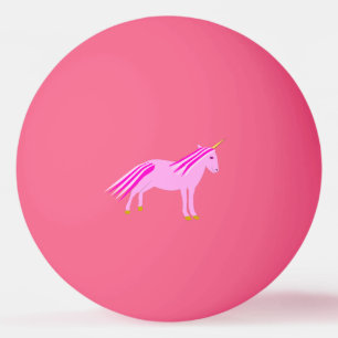 Hübsch Pink Baby Girl Unicorn Tischtennisball