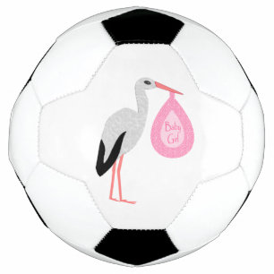 Hübsch Pink Baby Storch Fußball