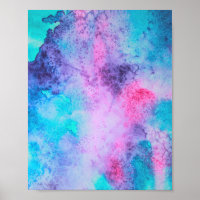 Hübsch Pink Blau Lila Salatfarben Kunst, Dichtung 