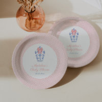 Hübsch Pink Bow Ginger Jar Girl Baby Duschkabine P