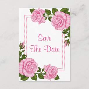 Hübsch Pink Corner Bouquets 100. Save The Date