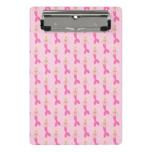 Hübsch Pink Fantasy Mermaid Gemustert Mini Klemmbrett