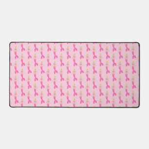 Hübsch Pink Fantasy Mermaid Gemustert Schreibtischunterlage