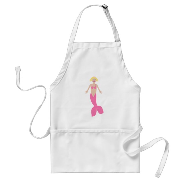Hübsch Pink Fantasy Mermaid Schürze (Vorne)