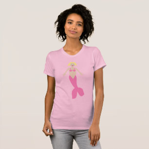 Hübsch Pink Fantasy Mermaid T-Shirt