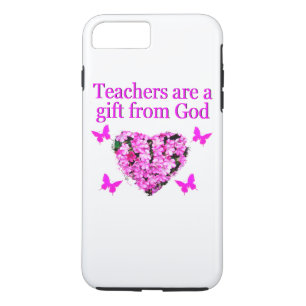 HÜBSCH PINK FLORAL CHRISTLICH LEHRER DESIGN Case-Mate iPhone HÜLLE